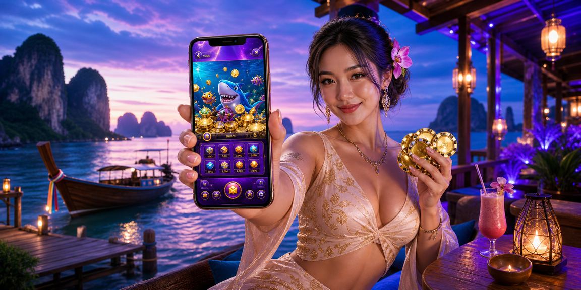 ระดับอาวุธและแถบกระสุนในห้องยิงปลาแบบนีออน